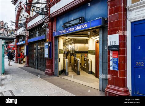 Tufnell Park Underground Station On The Northern Line London Uk Stock