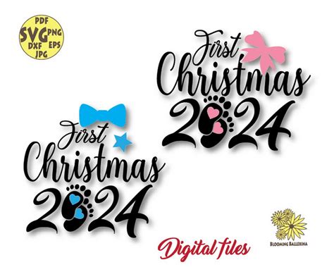 Baby S First Christmas 2024 Svg First Christmas Svg Baby First