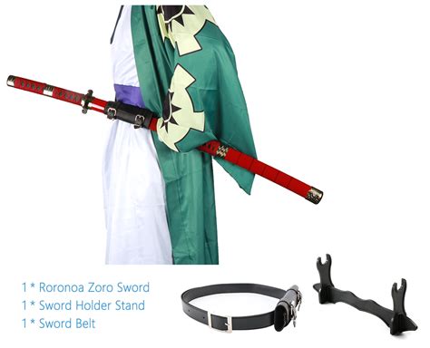 Elervino Bamboo Roronoa Zoro Sword With Belt Holder 41 Inches Kitetsu