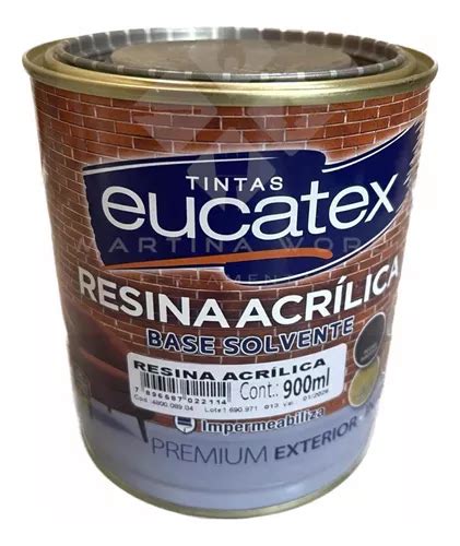 Resina Acr Lica Base Solvente Brilhante Eucatex Ml Parcelamento