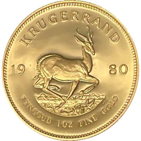 Südafrika Krügerrand 1980 1 oz Gold Polierte Platte 2 755 00