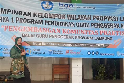 Lokakarya 1 Calon Guru Penggerak Angkatan 9 Kota Bandar Lampung Apa