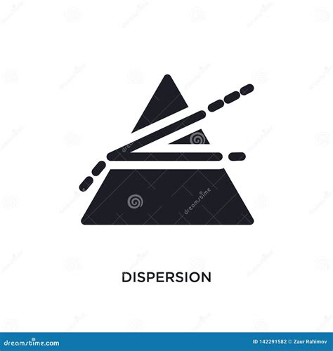 Dispersion Isolated Icon Simple Element Illustration From Science