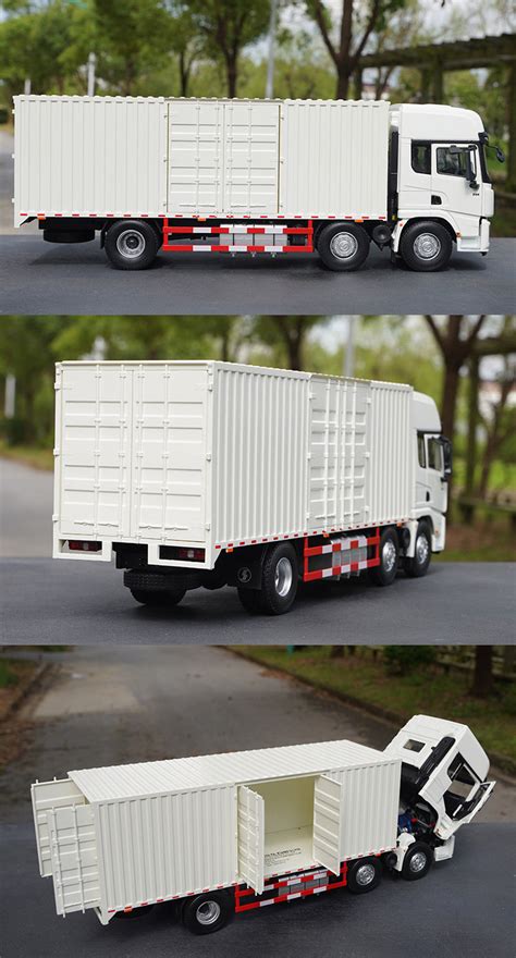 Original Factory 1 24 Shaanxi Delong X6000 White Diecast Container Tru