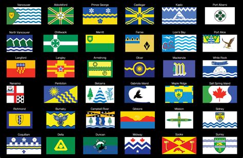 Move over Chicago and Amsterdam...BC municipal flags are the new stars