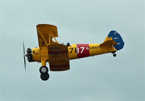 Private Boeing A 75 Stearman D EQXL Flugplatz Bienenfarm 07 07 2019