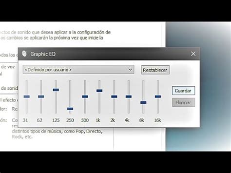 Potencia El Sonido De Tu Pc Descubre El Ecualizador Windows