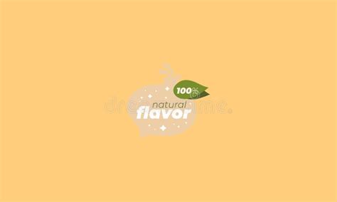 Food Label Template Vector Illustration Flat Design Stock Vector - Illustration of ingredient ...