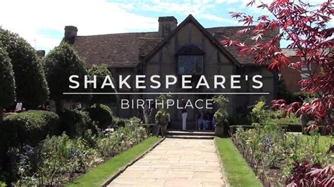 William Shakespeare S Birthplace Tour Of House Stratford Upon Avon