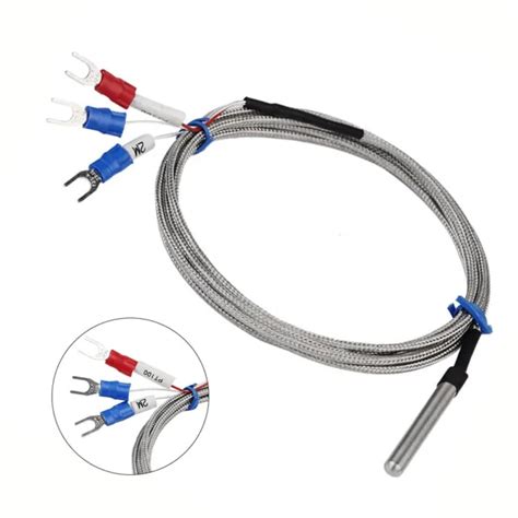 CABLE 3 FILS Pratique Avec Capteur De Temp Rature RTD PT100 Pour Une