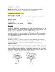 Empirical Formula Lab Mgo Docx Empirical Formula Lab Pre Lab Read