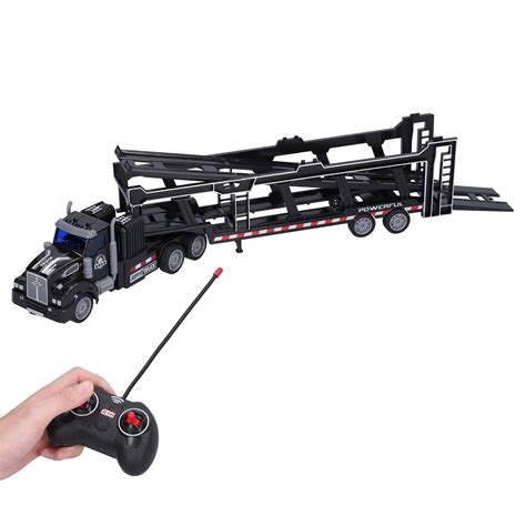 Rdeghly Remote Control Trailer Truck,Vehicle RC Trailer,Wireless Remote ...