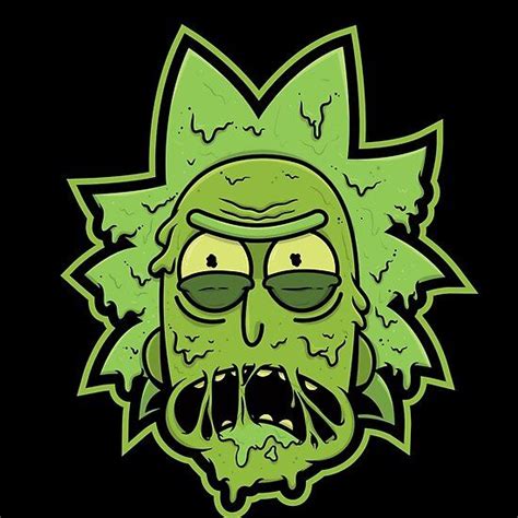 ‘rick And Morty Toxic Rick By Khal1 Disney Phone Wallpaper Rick And