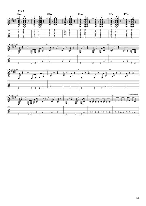 Arctic Monkeys Fluorescent Adolescent Guitar Lesson Tab To