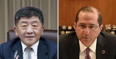 美衛生部長與陳時中熱線30分 挺台參與who Alex Azar Ii 中共肺炎 大紀元