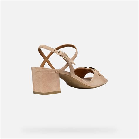 Geox® New Eraklia 50 Womens Nude Medium Heeled Sandals Geox®