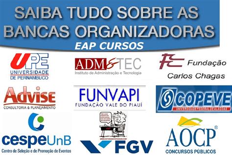 Principais Bancas De Concurso - EAP Cursos - Estudar Até Passar : ESPECIAL EAP: ANÁLISE DAS PRINCIPAIS ...