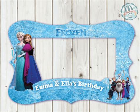 Frozen Photo Frame Photo Booth Prop