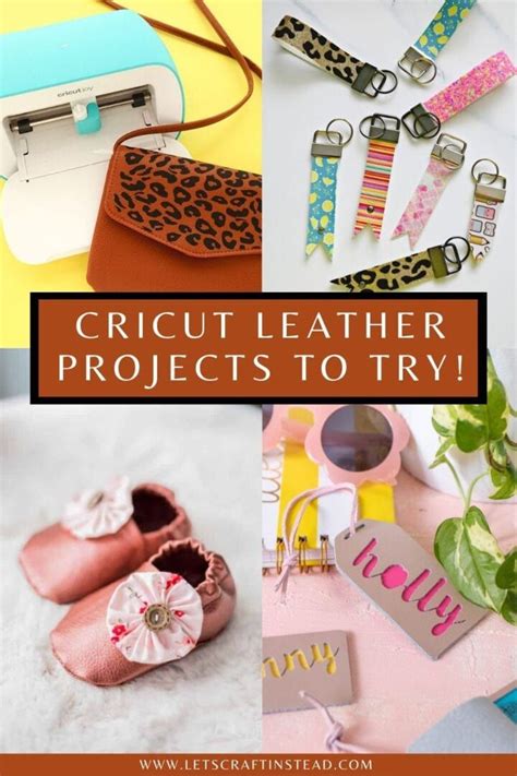 21 Amazing Cricut Leather Projects And Faux Leather Projects Diy Leather Projects Leather