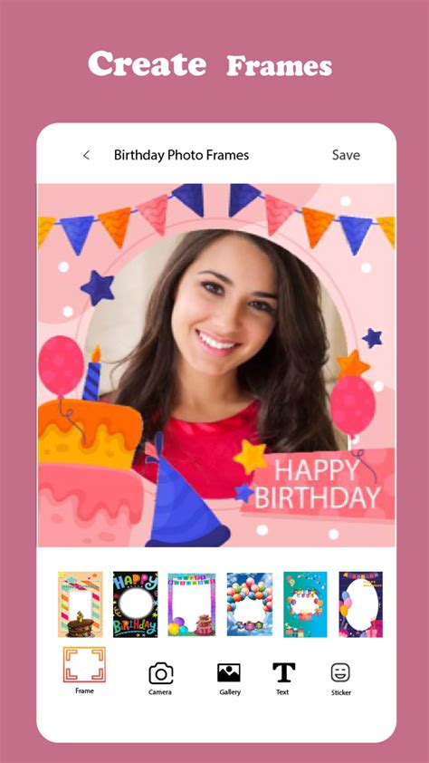 Android için Birthday Photo Frames Happy Birthday Frame Photo İndir