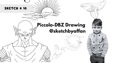 Step By Step Piccolo Drawing Dragon Ball Easy Piccolo Drawing