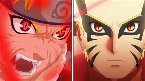 Todas as transformações de Naruto a Kurama Animes Seven