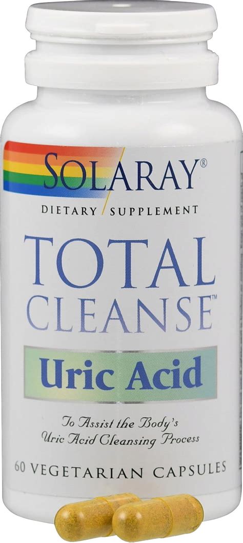 Total Cleanse Uric Acid Capsules Veg Capsules Solaray Vitalabo