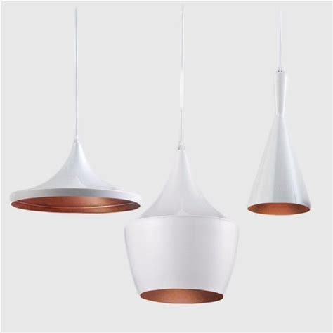 Tudo Sobre Kit Pendentes Lumin Ria Tom Dixon Branco E Cobre