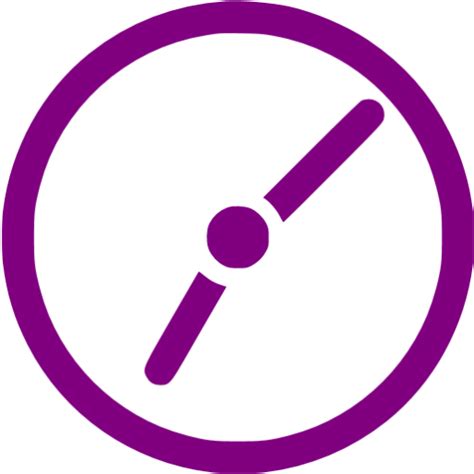 Purple Clock 2 Icon Free Purple Clock Icons