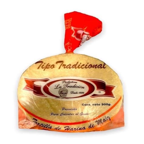 Tortilla Maíz La Tradición Tradicional 800 G Walmart