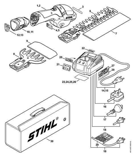 Stihl Hsa25 Powerhead Battery Battery Charger Lawn And Turfcare Machinery Parts