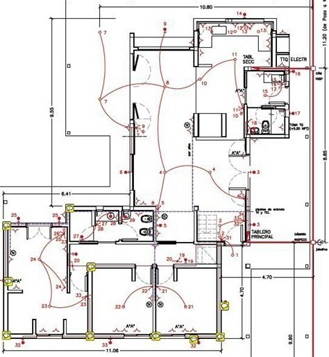 Diagrama Electrico De Una Casa Planos De Instalaciones Elect