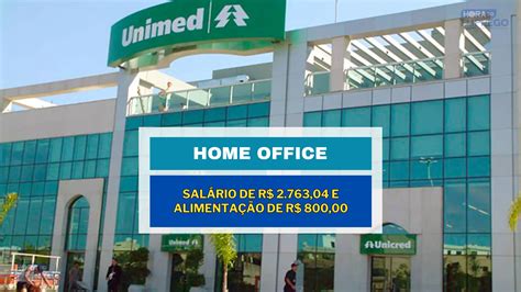 Sem Experi Ncia Unimed Abriu Vaga Home Office Sal Rio De R