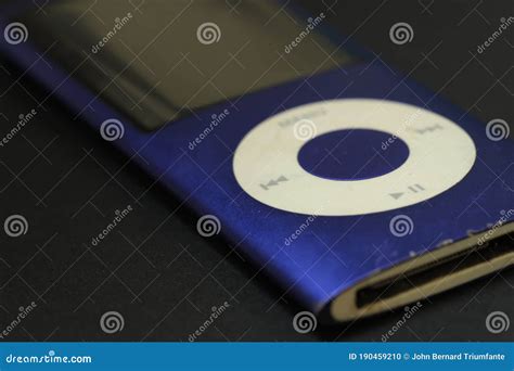 Old Blue Ipod Nano Macro Photo Editorial Image Image Of Book Notebook 190459210