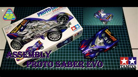 ASSEMBLY Mini 4WD Tamiya Proto Saber Evolution Mechanical YouTube