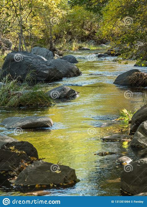 Oak Creek, Sedona, Arizona in Fall Stock Photo - Image of creek, america: 131351094