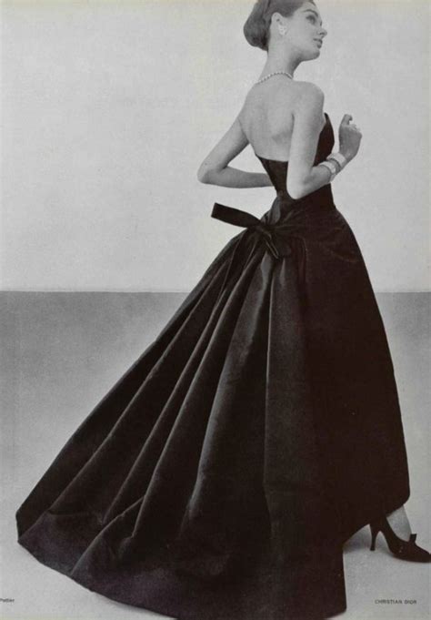 1955 Christian Dior Vintage Evening Gowns Vintage Couture Christian