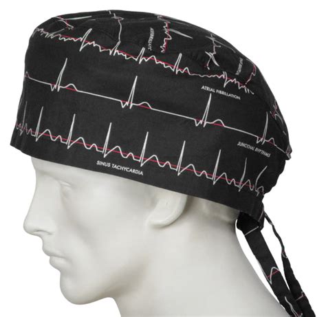 Xl Scrub Caps Electrocardiogram