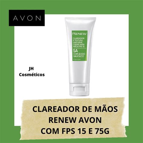 Renew Clareador E Textura Uniforme Creme Para As M Os Fps Cido