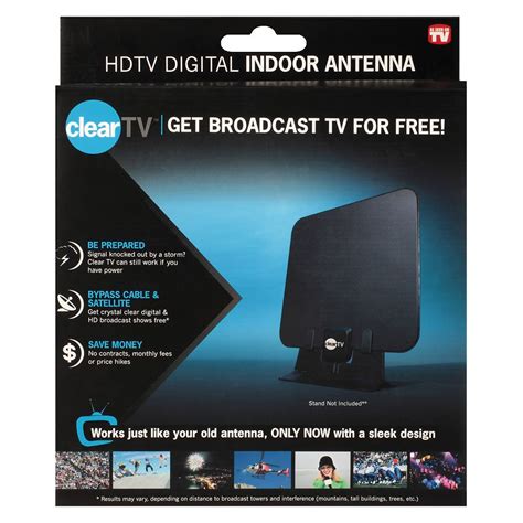 Clear TV Digital HD Antenna Black | Walgreens