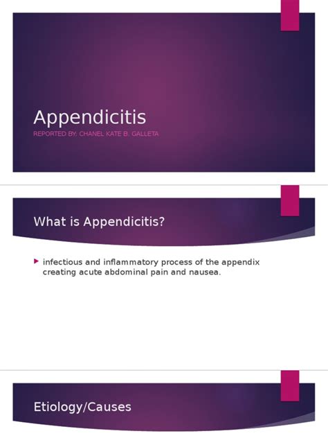 Appendicitis Pdf Surgery Clinical Medicine