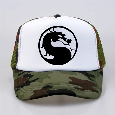 Gorra de béisbol mortal kombat para hombre y mujer gorra de béisbol