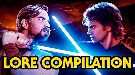 Anakin Vs Obi Wan Mustafar Duel Lore Compilation Youtube