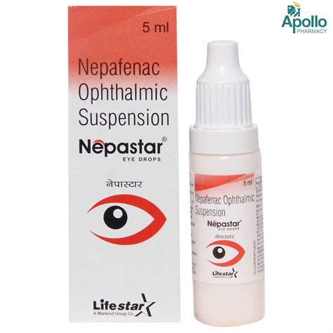 Nepastar Eye Drops 5ml Price Uses Side Effects Composition Apollo Pharmacy