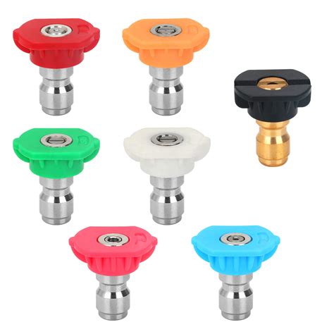 Styddi Pressure Washer Spray Nozzle Tip Set With Multiple Degrees