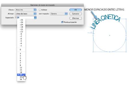 Linea Cinetica Texto En Trazado En Indesign