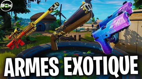 EMPLACEMENT ARME EXOTIQUE SAISON 4 FORTNITE COMMENT AVOIR UNE ARME