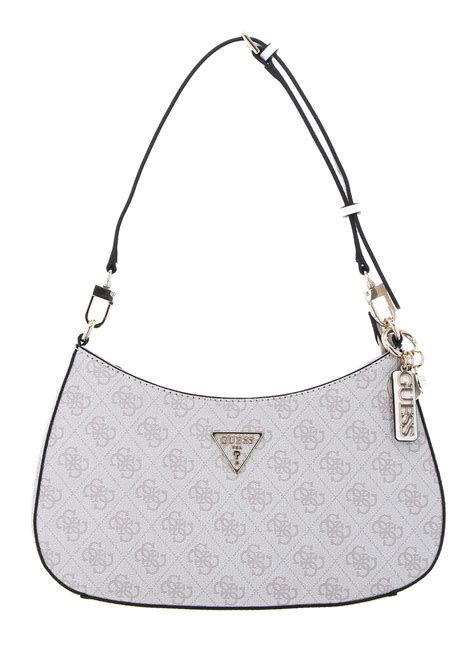 GUESS Shoulder Bag Noelle Top Zip Shoulder Bag Dove Logo Buy Bags