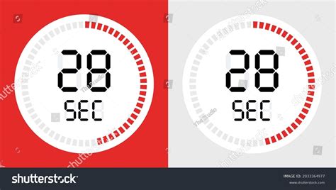 timer clock vector illustration stock vector royalty