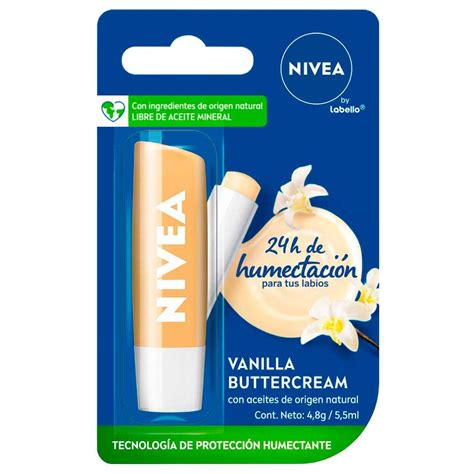 Nivea Labello Vainilla Buttercream Protector Labial Humectante X 55ml